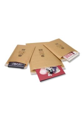 Jiffy Airkraft Lightweight Postal Bag for A6 Box of 100 - Size 00, Gold, 115 x 195mm