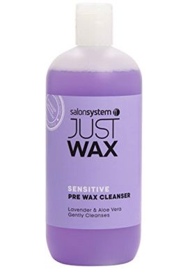 Salon System 500ml Just Wax Pre Wax Sensitive Skin Cleansing Hygiene Gel