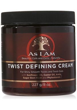 AS I AM Twist Defining Cream for Shiny Smooth Twists and Twist-Outs - 227g