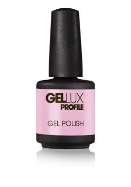 Salon System Profile Gellux Pink Champagne Pearlised Gel Polish 15ml
