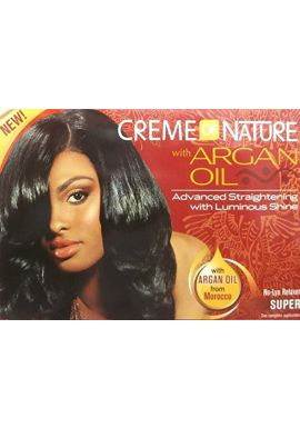 Relaxer/Smoothing Cream Creme of Nature with Argan Oil Relaxer Super