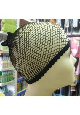 Fish Net Weaving Cap Black Suitable for all hair lengths by Magic